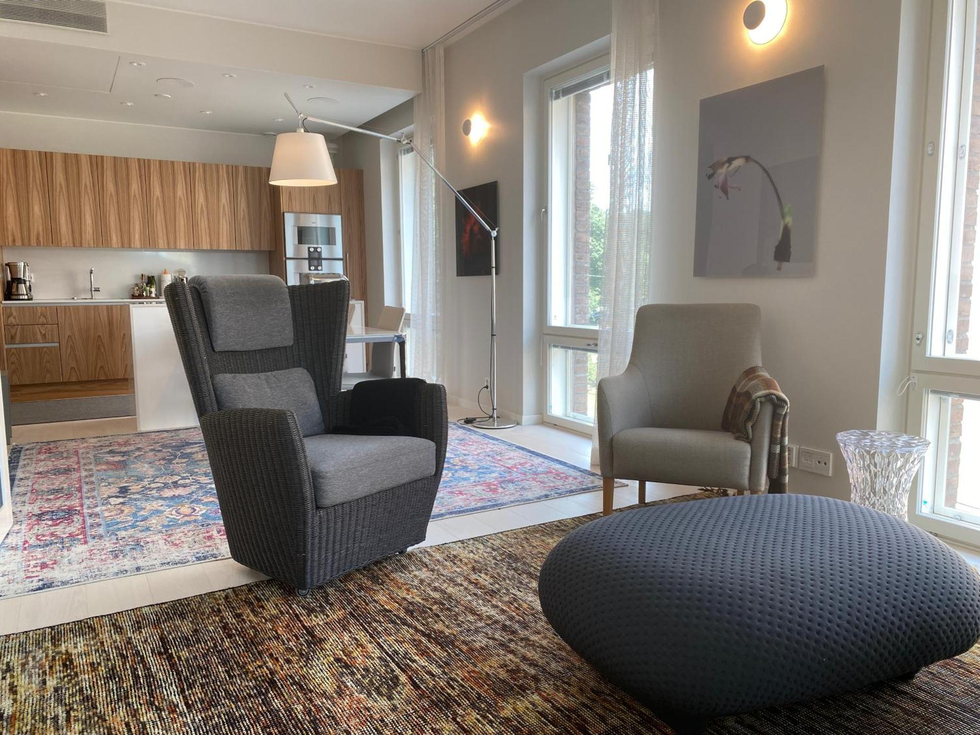 Luxury City Seafront Apartment With Balcony Helsingfors Eksteriør bilde